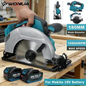 10800RPM 전기 원형 톱 7인치 마키타 18V 배터리 핀용 충전식 무선 목공 도구
