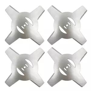 예초기날 부품 정원 전동 공구 4개 금속 치아 전기 잔디 트리머 브러시 커터