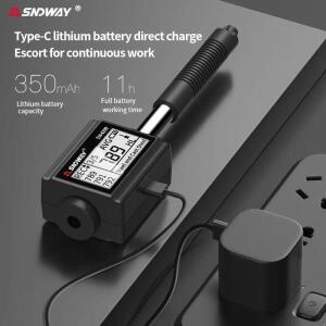 SNDWAY 미니 디지털 경도 시험기 Hrc 펜형 금속 스테인레스 스틸 용 SW-6200 장치