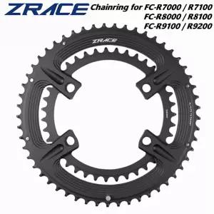 ZRACE 비대칭 로드 체인링 105 FC-R7000 울테그라 DURA-ACE 50-34T 52-36T 53-39T 110BCD 4 볼트