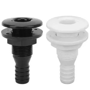 보트 피팅 스루 선체 커넥터 ABS 플라스틱 호스 커플링 드레인 아웃렛 액세서리 스쿠퍼 3 인치 4