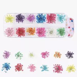 [셀러에이드]네일아트 생화네일 말린 꽃 드라이플라워 12종 세트