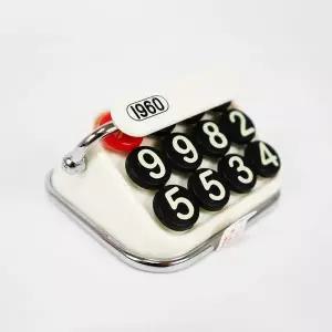 논슬립 레트로타자기 안심번호 주차번호판 새차선물