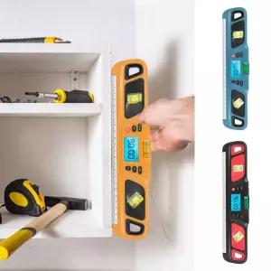 레벨기삼각대 거치대 자석 디지털 레벨 경사계 360도 각도 파인더 버블 전기 각도기 LED 디스플레이