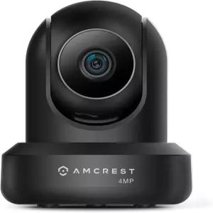 Amcrest 4MP ProHD 실내 WiFi  전경 및 기울기 기능이 있는 보안 IP 카메라