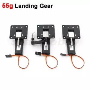 Sparkhobby 5KG 55g RC FPV 고정익 드론 비행기 용 금속 블록 조향이있는 전기 개폐식 랜딩 기어