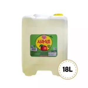 [오뚜기] 오뚜기 사과식초 18L 대용량 말통 업소용