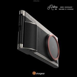 포토기어 레트로 사진 케이스 키트 (VIVO X200 울트라용) 폰 (T-마운트 콜드슈 마운트 렌즈 플레이트, 랜야