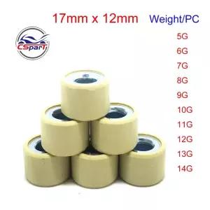 레이싱 바리에이터 롤러 슬라이더 무게추 APRILIA DERBI 스즈키 AG100 AN125 HS125T 150cc 스쿠터용 17x12