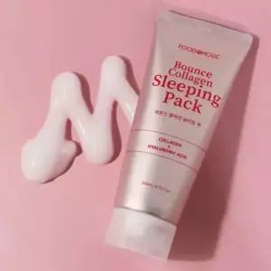 바운스 콜라겐 슬리핑 팩 200ml 수분크림 수면팩 물광