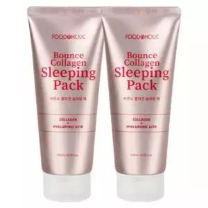 1+1 바운스 콜라겐 슬리핑 팩 200ml 수분크림 수면팩 물광