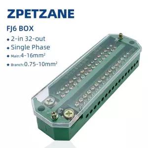 단자대 Terminal Block Two In 32 Out Junction Box Single-phase Household Distribution Electric Meter