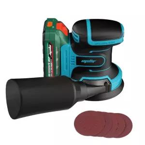 벨트샌더 Makita 18V 배터리 BL1830 BL1840 전용 휴대용 전동 공구용 Mellif 125MM 무선 무작위 궤도 샌더