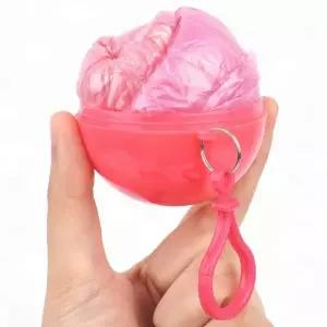 야외 비상 비닐 우비 성인 경량 접이식 방수 바람막이 휴대 간편 포켓