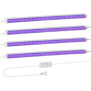 UV 라이트 튜브 바 타입, 보라색 LED 조명, KTV 잉크 경화, 5V USB 10W AC 85-265V 입력, 365nm, 395nm