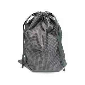 RENSARE 보조가방 30x40cm 체크 가방 블랙 신발가방 실내화주머니 여행 패턴 다용도 렌사레