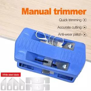 대패 목재 사이드 밴딩 머신 세트 이중 엣지 트리머 PVC 합판 수동 목공 헤드 테일 트리밍