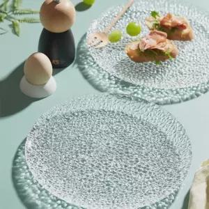 크리스탈 고급 그릇 과일 플레이팅 투명 식기 접시 플레이트 얼음