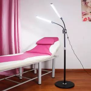 뷰티샵램프 그림자없는조명 이중거치대 듀얼암 고휘도 미용 피부샵 반영구 타투