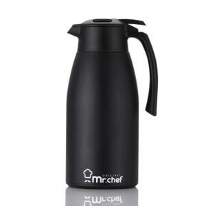 주전자2L MR-CA2000B 블랙 학교 관공서 주전자 스테인레스주전자 스텐주전자 미스터셰프 보온보냉