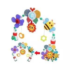 유아 놀이 장난감 모빌 이동식 걸이 차량 외출 휴대용 아기 감각 발달 완구