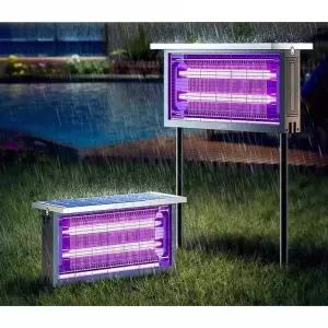 태양열 모기퇴치기 야외 포충기 램프 벌레 퇴치기 마당