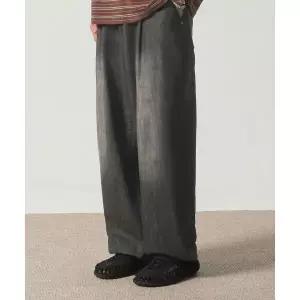 디미트리블랙 ASI All-Sunday 와이드 린넨라이크 데님 팬츠_그레이 450471