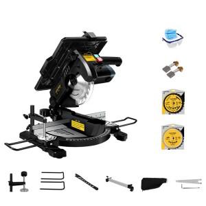 다기능 8인치 복합톱 휴대용 마이터쏘 목공 테이블쏘 알루미늄 프로파일 45도