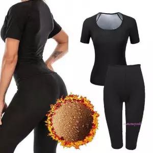 여성용 상하의 기능성 나시 운동복 레깅스 발열 땀복 스포츠웨어 스판pqr383