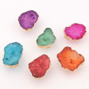 자연 거친 돌 가구 손잡이 문 크리스탈 황동 단일 구멍 캐비닛 부엌 찬장 서랍 당겨 처리