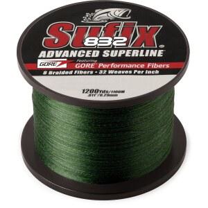Supix 832 브레이드 라인-1200 야드(녹색, 40파운드)