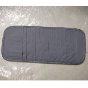 자동차 선바이저 부직포 정리 가방 카드 클립 홀더 다기능 CD 보관