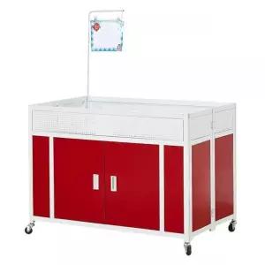 진열 가판대 마트 이동식 접이식 매장 디스플레이 선반 간식 편의점 진열매대 플리마켓 투명