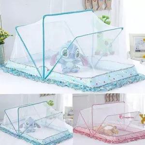 유아 캐릭터 보관 아기 접이식 방충망 모기장 간편nop541