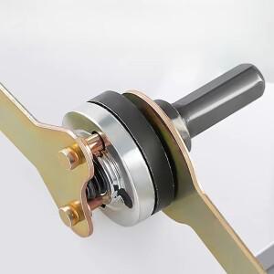 드릴 어댑터 플랜지 너트가 있는 범용 부품 키트, 절단 디스크 연마 휠 금속용 핸들 홀더