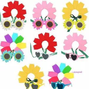 부모님 머리띠 카네이션 안경 꾸미기세트 어버이날 꽃 선생님 스승의날 축하 이벤트 가정의달꽃 5월 선물qr