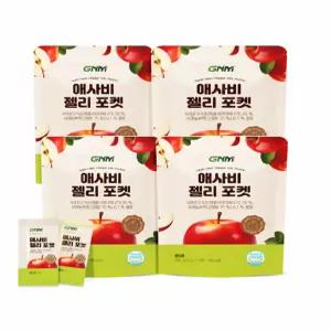 애사비 애플 사이다 비니거 사과 식초 젤리 포켓 14포 X 4봉 / 사과주스 구미