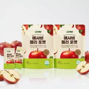 애사비 애플 사이다 비니거 사과 식초 젤리 포켓 14포 X 2봉 / 사과주스 구미