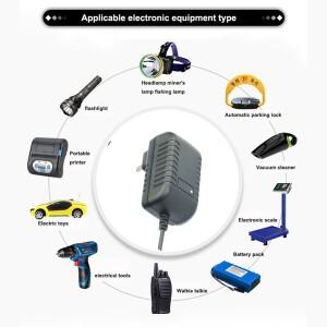 호환 4.2V 8.4V 12.6V 16.8V 21V 25.2V 29.4V 1A 2A 3A 18650 리튬 배터리 팩용 충전기 90도 팔꿈치