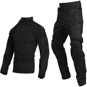 에머슨기어 3세대 유니폼 밀리터리 페인볼 수트 무릎 패드가 있는 육군 에어소프트 전투 BDU 팬츠 셔츠