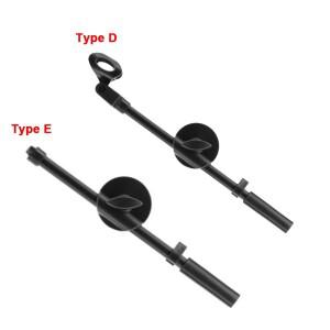 호환 마이크 크로스바 스탠드 크래들 헤드 마운트 폰 클립 삼각대 폴 액세서리 3/8 나사 홀더 상단 브래킷