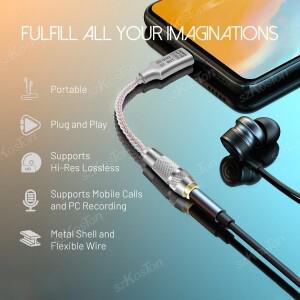 호환 ALC5686 USB-C to 3.5mm 오디오 어댑터 헤드폰 앰프 HiFi DAC 32bit/384Khz 디코더 타입-C 컨버터 삼