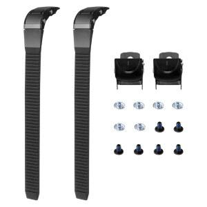 Homoyoyo 2Pcs 인라인 스케이트 스트랩 교체, 남성용 나사 너트 수트가 있는 및 쿼드 에너지 버클용 부품 조정 가능 롤러 브레이크 교체 11X0.98X0.47In