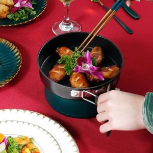 접이식 전기 밥솥 1PC 기숙사 소형 편리한 여행 분할 냄비