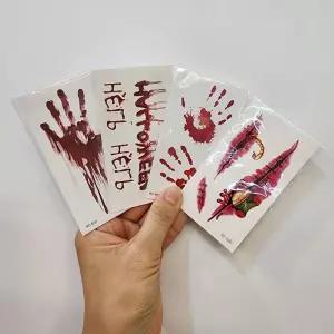 할로윈 타투스티커 분장소품 pyQ6+4WWs