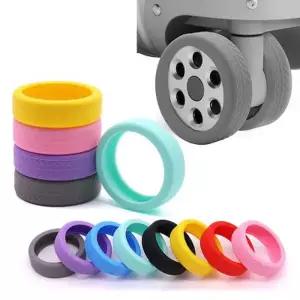 [텐바이텐]캐리어 바퀴 커버 8p세트 실리콘 가드 저소음 파손방지 휠 보호캡