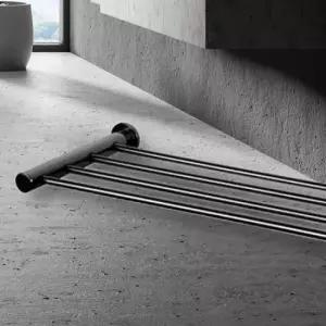 선반 스텐레스 무광블랙 수건 선반1단 욕실스텐선반IBA1090