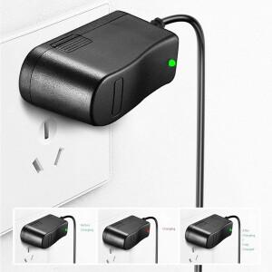 호환 12.6V 1A/1.5A 500mA 1000mA 어댑터 CC CV 리튬 이온 배터리 충전기(11.1V 팩용 LED 포함)