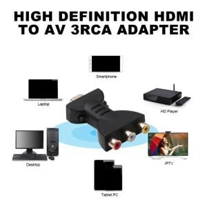 HDMI TO AV 빨간색 흰색 노란색 To 변환기 Av 3RCA 케이블 어댑터