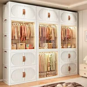 비키니옷장 드레스룸 커버형 조립식 이불장 간이